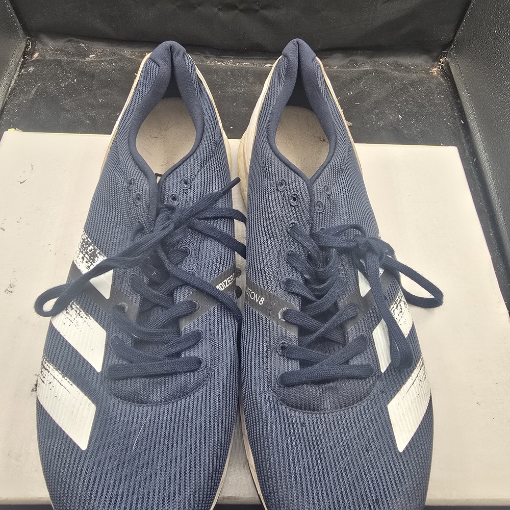 Adidas Men's Navy and White Athletic‎ Shoes
